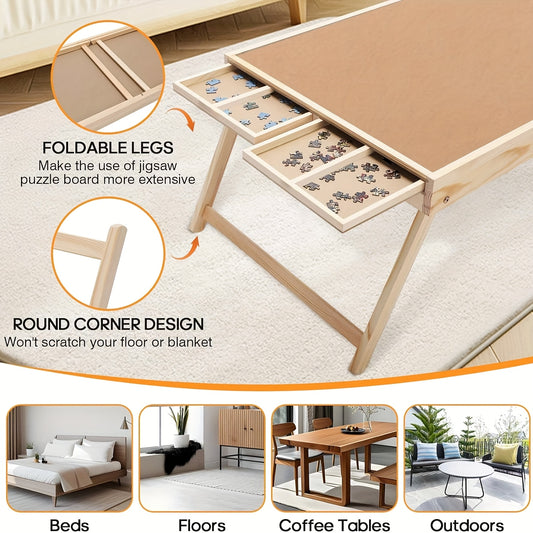 Puzzle Wood Table