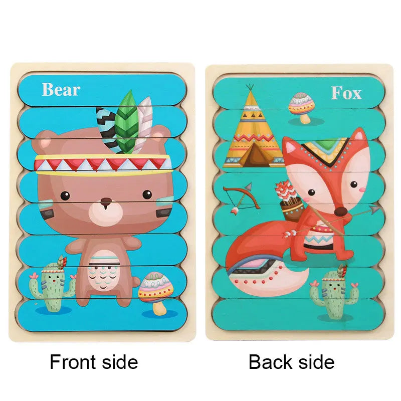 Flip & Learn Puzzle Board
