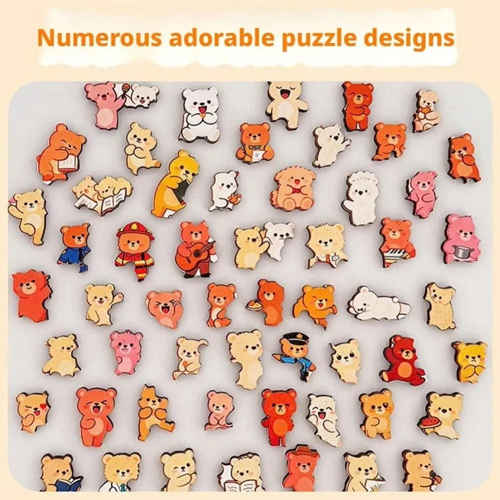 Cute Dog Wooden Tray Puzzle