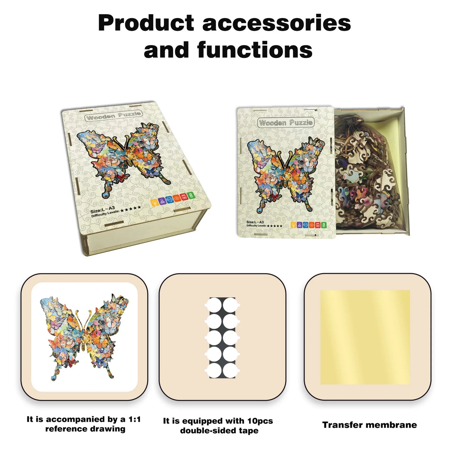Butterfly Dance Wooden Puzzle