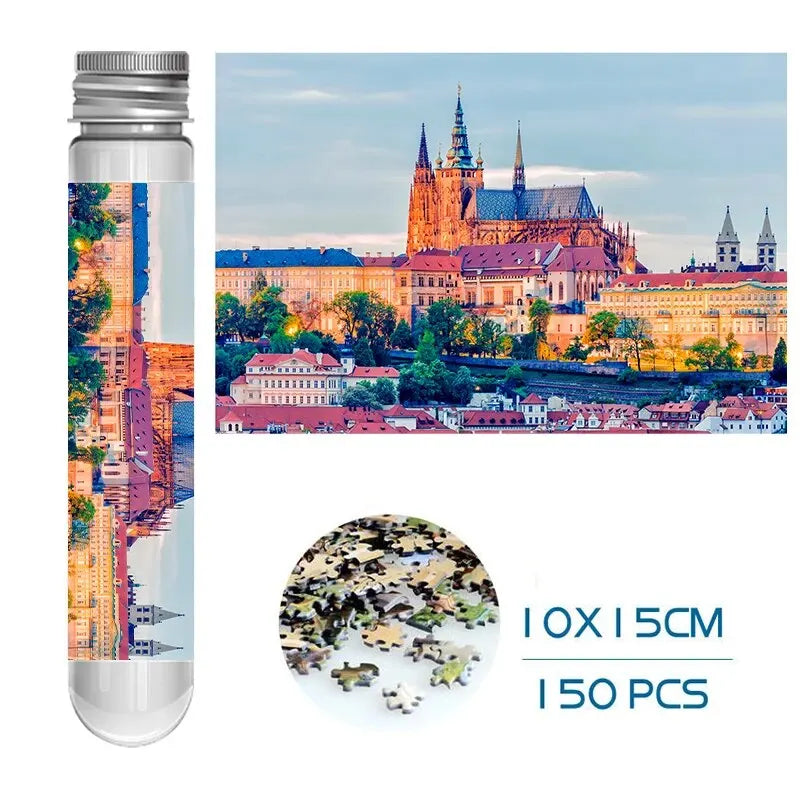 150 Piece Mini Tube Jigsaw Puzzle Collection