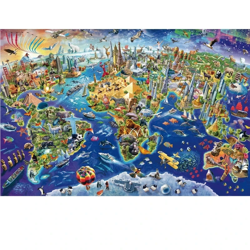 World Explorer Puzzle