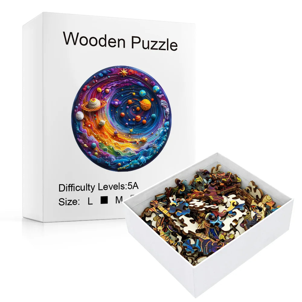 Solar System Wooden Puzzle