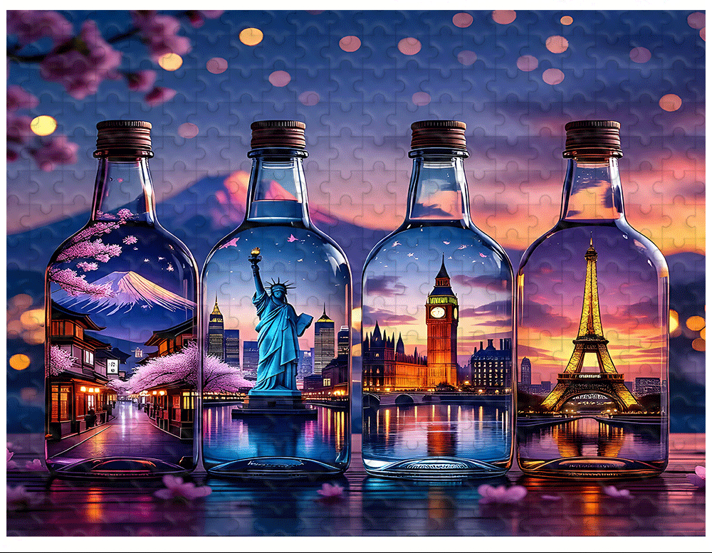 World in Bottles - 1000 pieces