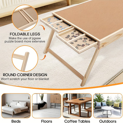 Puzzle Wood Table