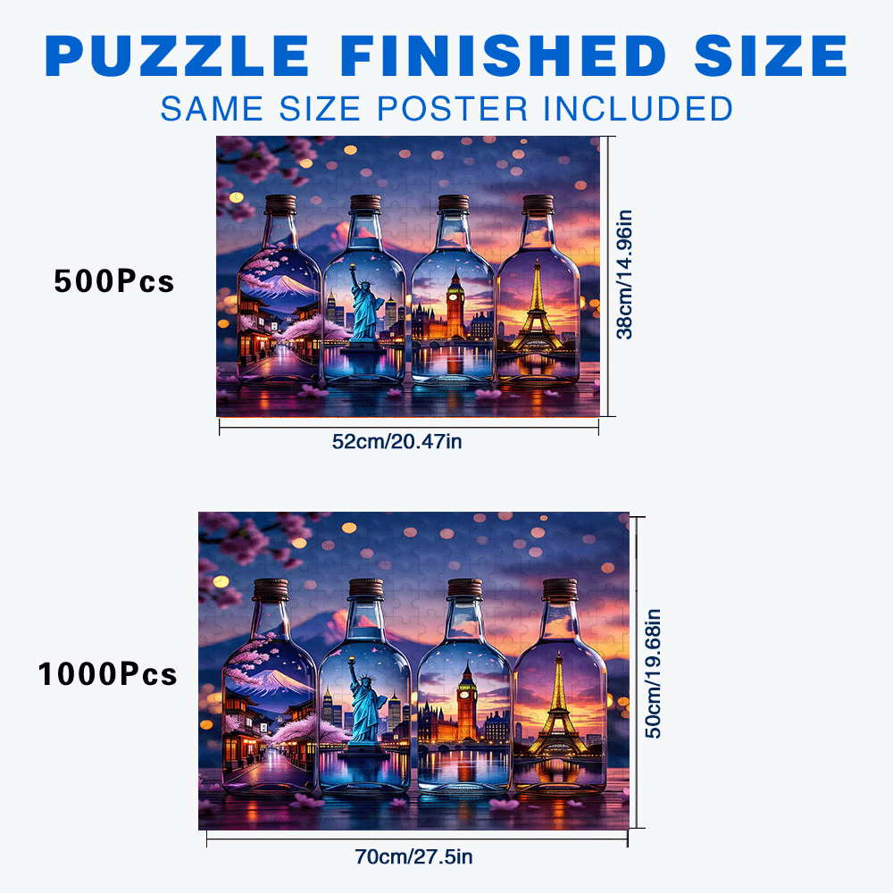 World in Bottles - 1000 pieces