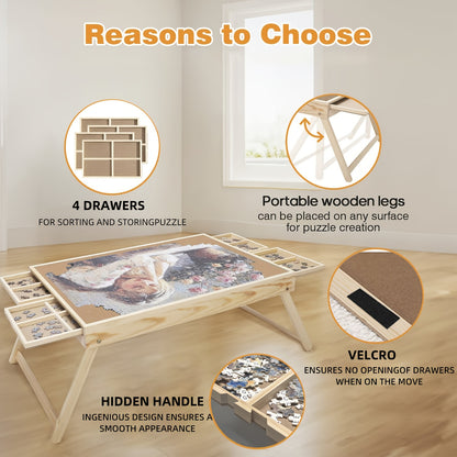 Puzzle Wood Table