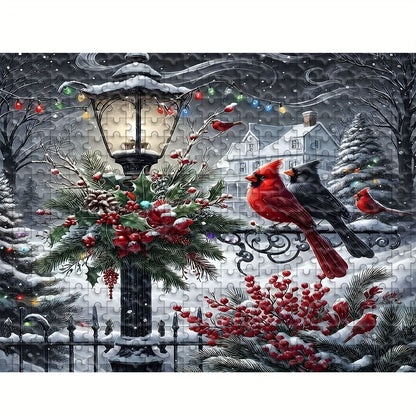 Winter Cardinals - 1000 pieces