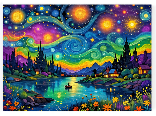 Starlit Valley - 1000 pieces