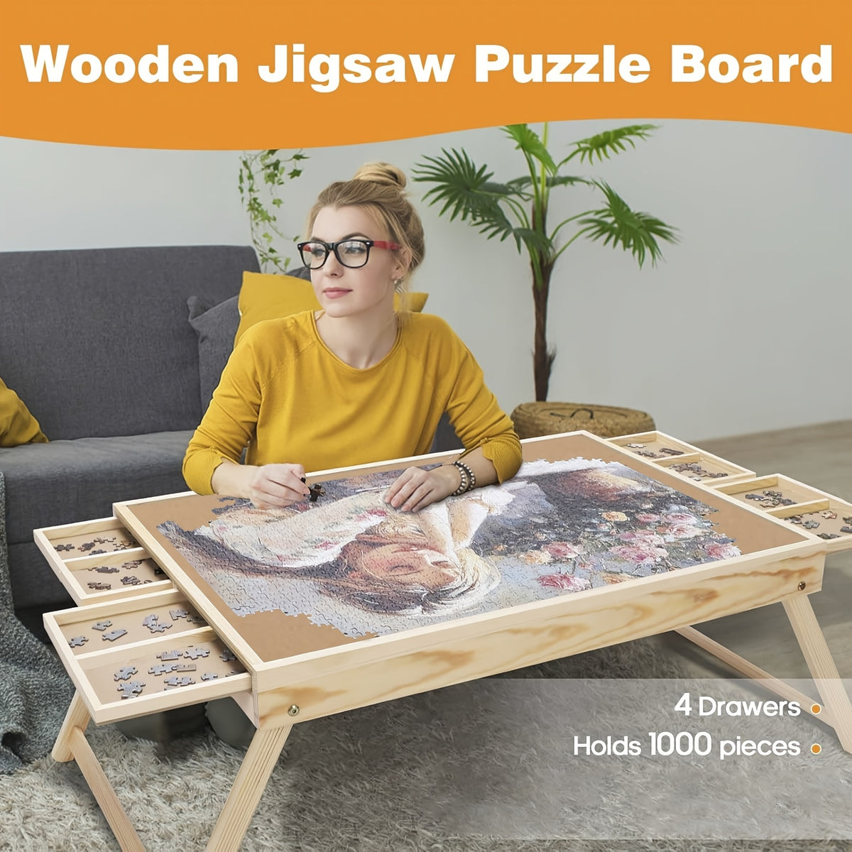 Puzzle Wood Table