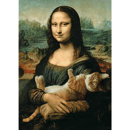 Mona Lisa & Cat - 1000 pieces