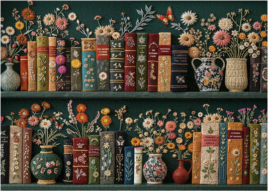 Blooming Bookshelf - 1000 pieces