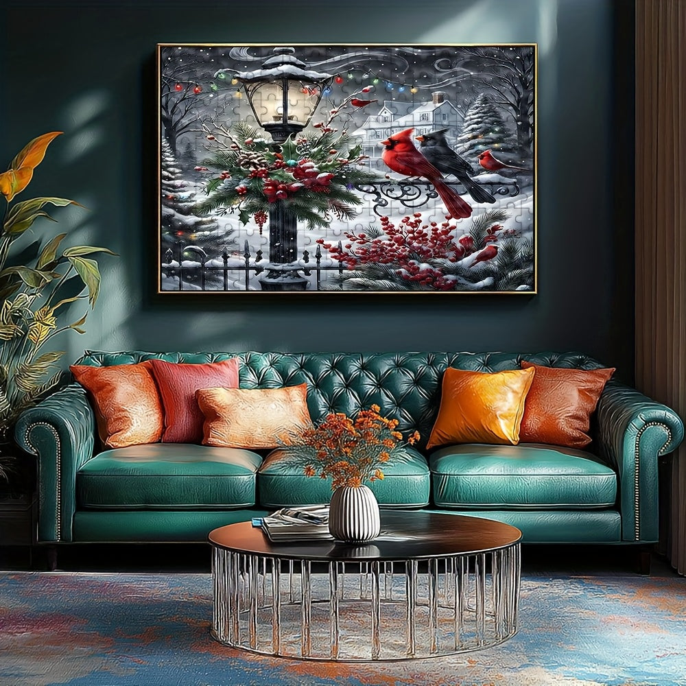 Winter Cardinals - 1000 pieces
