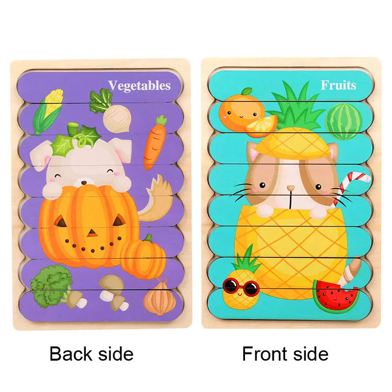 Flip & Learn Puzzle Board