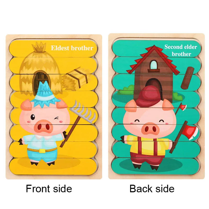 Flip & Learn Puzzle Board