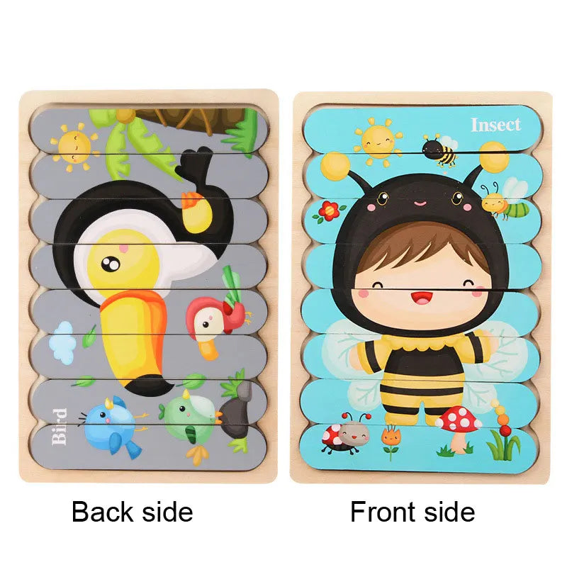 Flip & Learn Puzzle Board