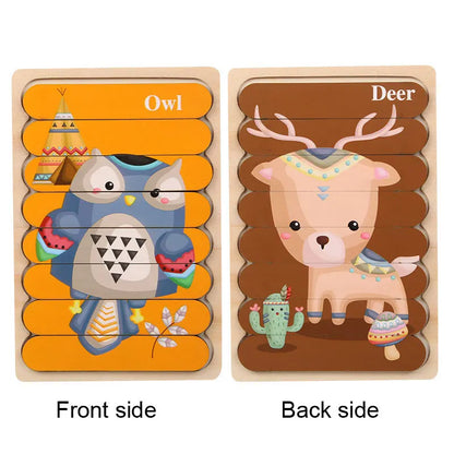 Flip & Learn Puzzle Board