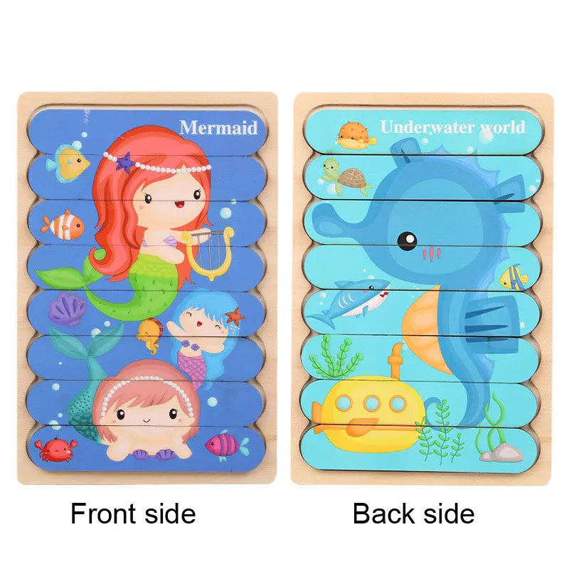 Flip & Learn Puzzle Board