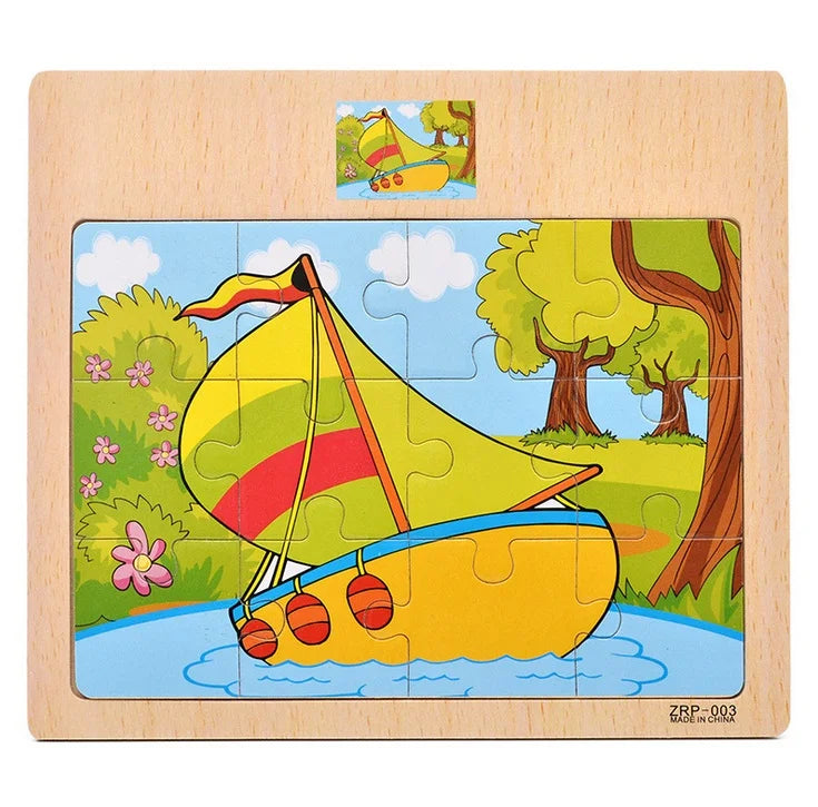Wooden Mini Puzzles
