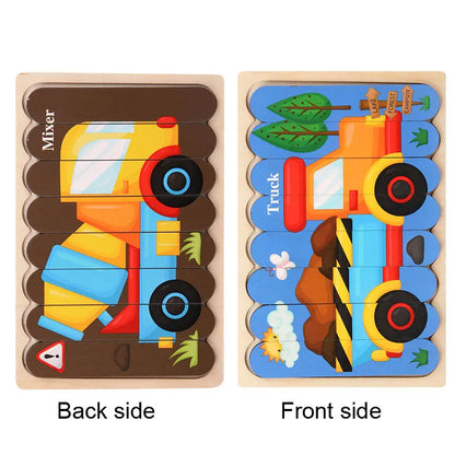 Flip & Learn Puzzle Board
