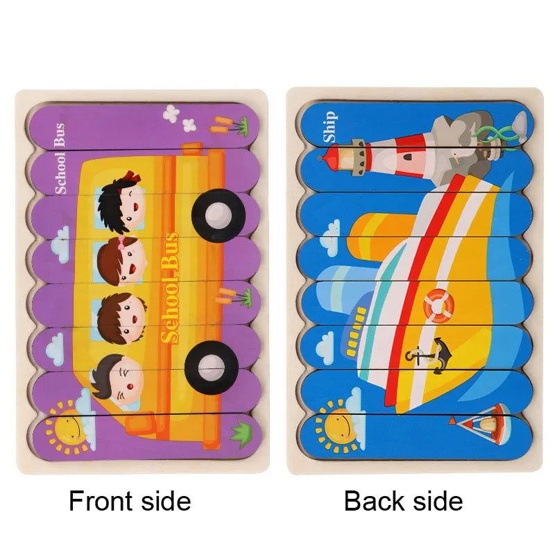 Flip & Learn Puzzle Board