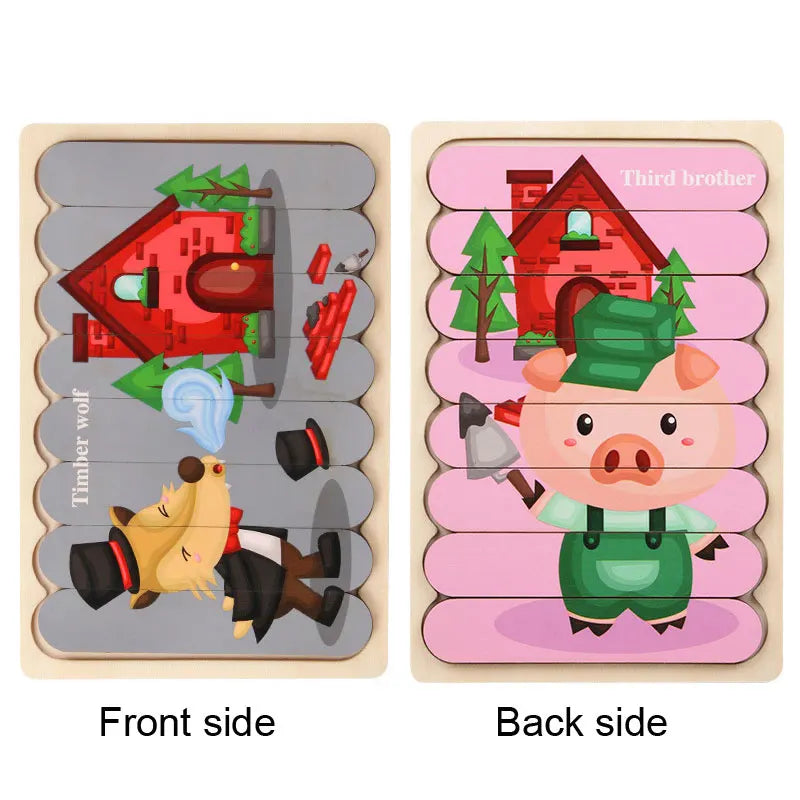 Flip & Learn Puzzle Board