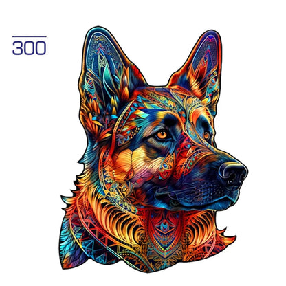 Colorful Dogs Wooden Puzzle Collection