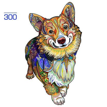 Colorful Dogs Wooden Puzzle Collection
