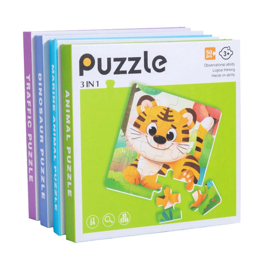 3-in-1 Puzzle Box