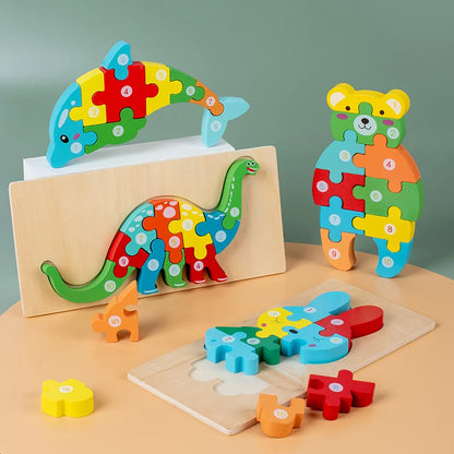 Number Animal Puzzle