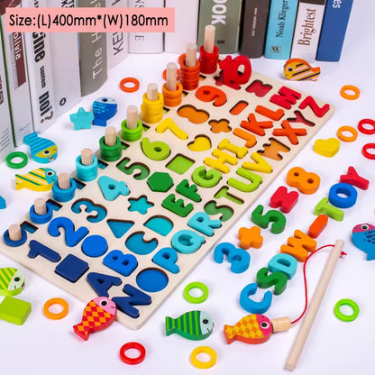 Learn & Play Wooden Board