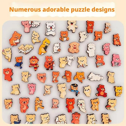 Cute Dog Wooden Tray Puzzle