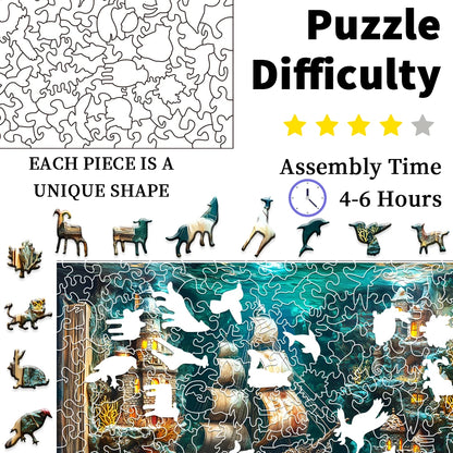 Enchanted Storybook Wooden Puzzle