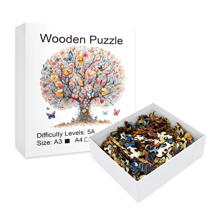 Butterfly Blossom Tree Wooden Puzzle