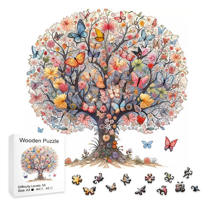 Butterfly Blossom Tree Wooden Puzzle