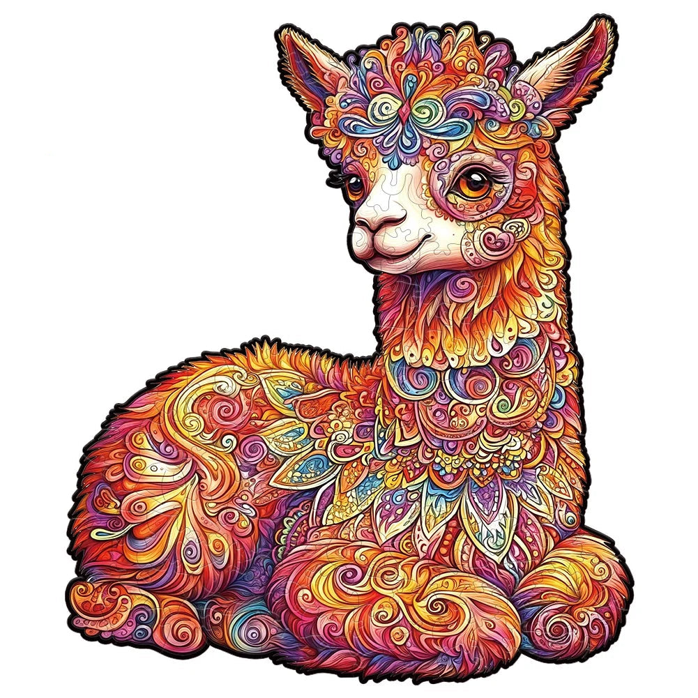 Colourful Animal Wooden Puzzle Collection