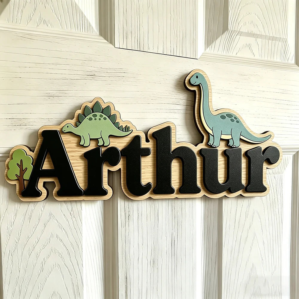 Dinosaur Name Sign