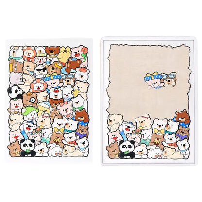 Kawaii Animals Wooden Puzzle