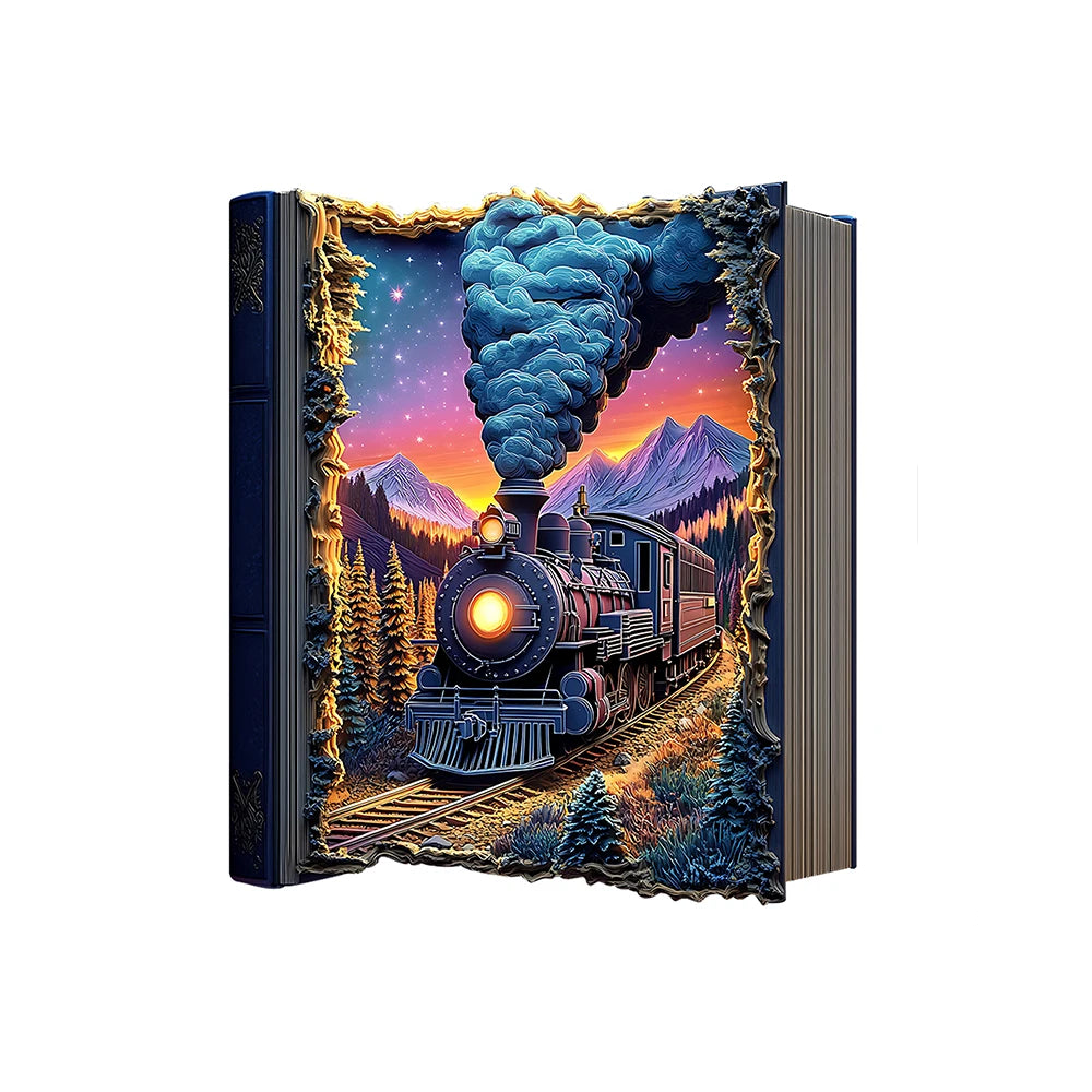 Magic Train Book Wood Puzzle
