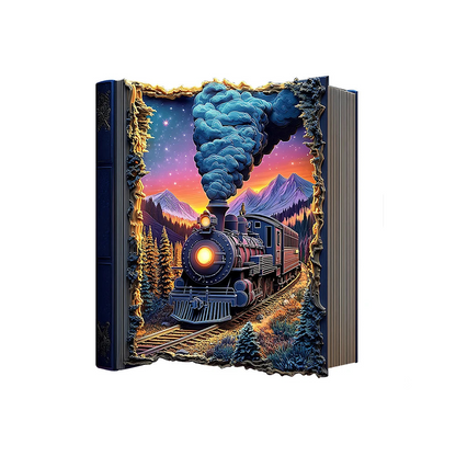 Magic Train Book Wood Puzzle