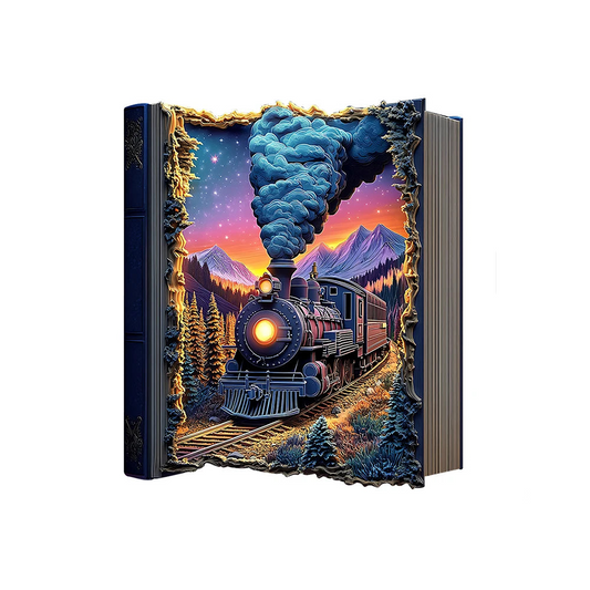 Magic Train Book Wood Puzzle