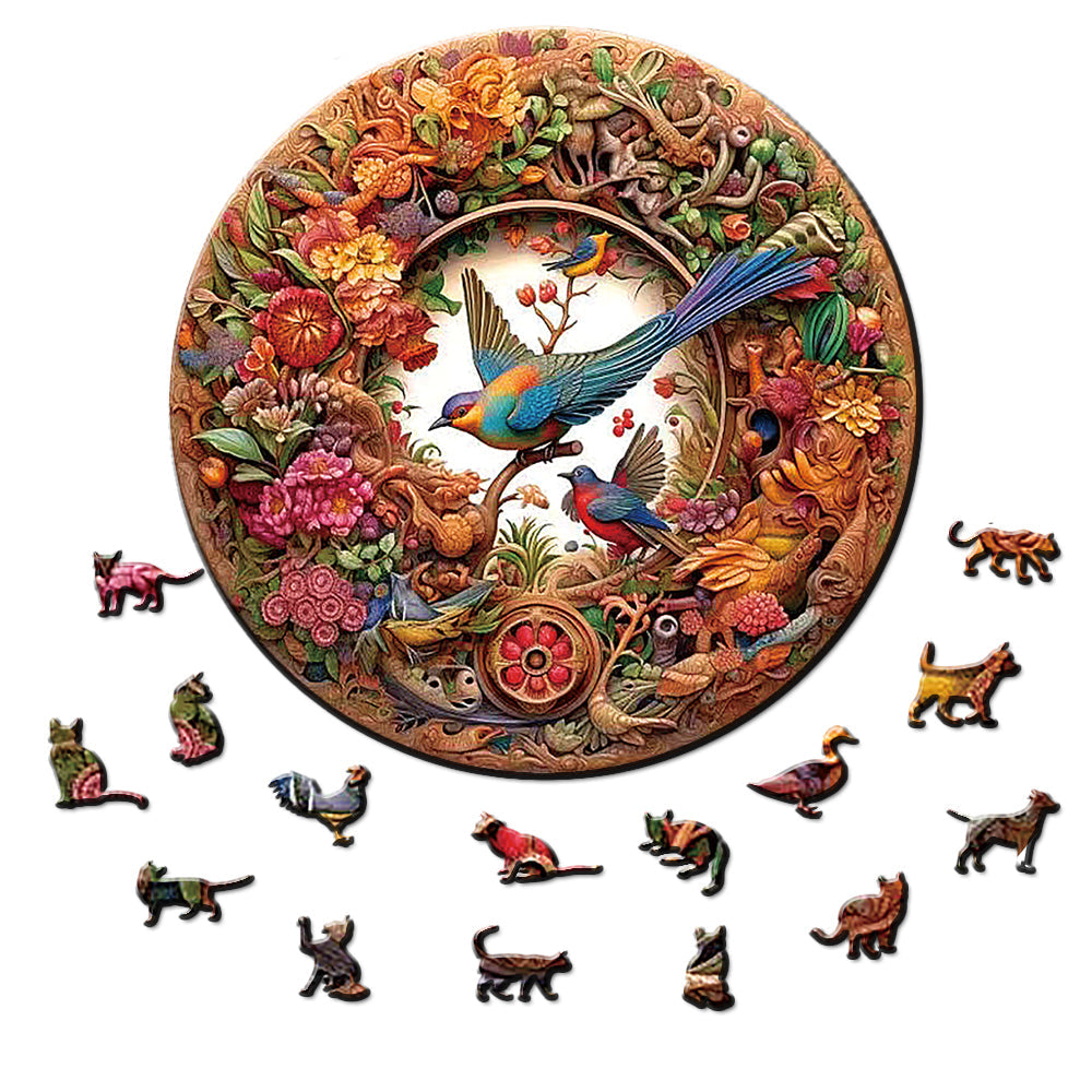 Enchanted Songbirds Wooden Puzzle