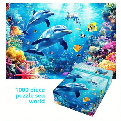 1000 Piece Mini Jigsaw Puzzle – Colorful & Scenic Designs