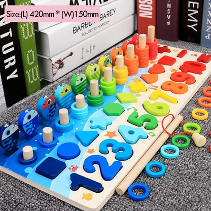 Learn & Play Wooden Board