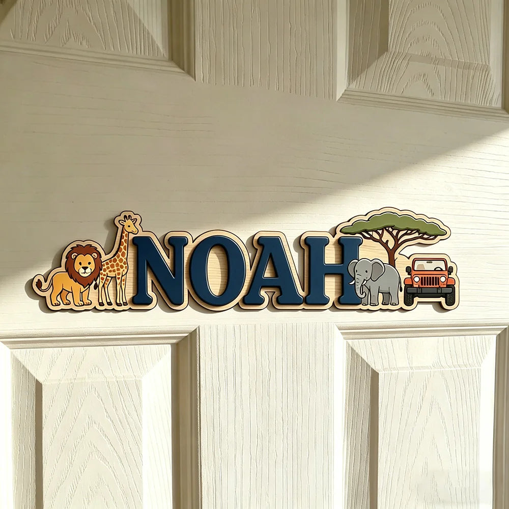 Safari Name Sign