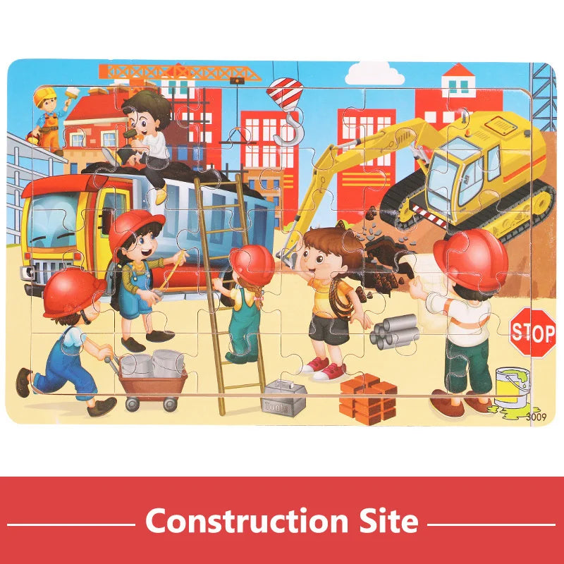 30 Piece Educational Kids Jigsaw Puzzle