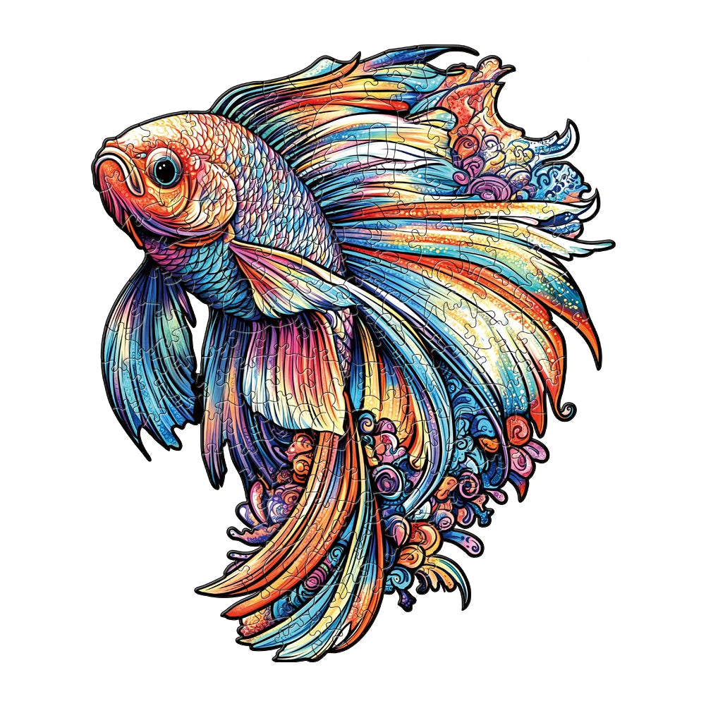 Colourful Animal Wooden Puzzle Collection