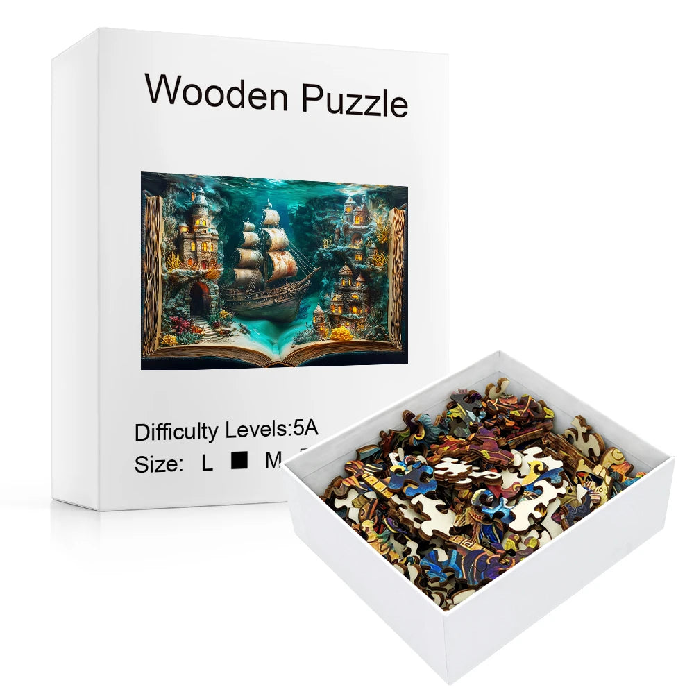 Enchanted Storybook Wooden Puzzle