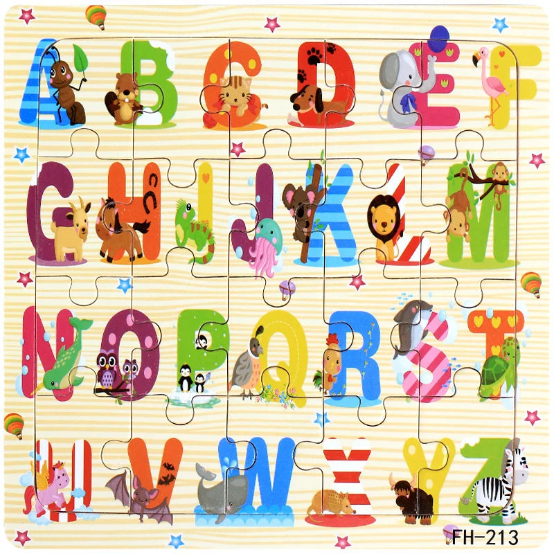 Kids Learning Puzzle Set