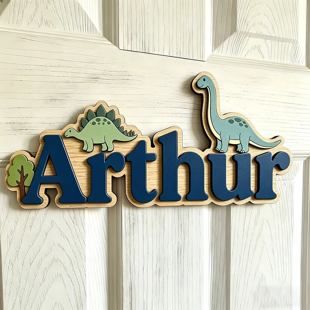 Dinosaur Name Sign